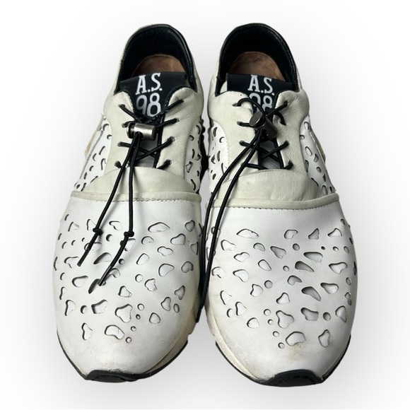 A.S. 98 Denalux Combi 10 Sneakers Bianco 39 - Picture 5 of 9